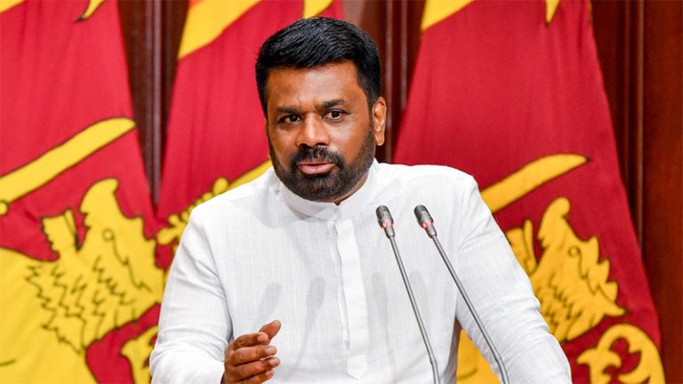 President Anura Kumara Dissanayake at the “Badu Shakthi” (Tax Power) programme held at the Presidential Secretariat in Colombo, Sri Lanka