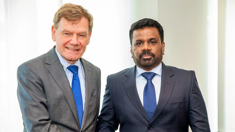 German Foreign Minister Dr. Johann Wadephul with Sri Lankan President Anura Kumara Dissanayake