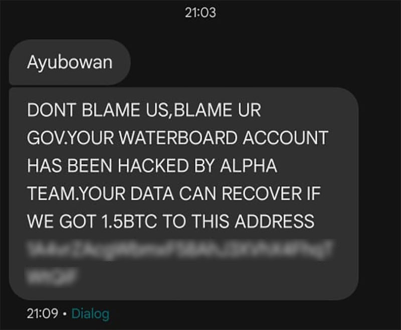 Hacker Group 'Alpha Team' Breaches Sri Lanka's Water Board