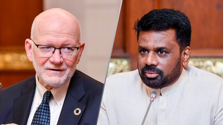 Dr. Chris Elias, President, Global Development, Gates Foundation and Sri Lanka President Anura Kumara Dissanayake