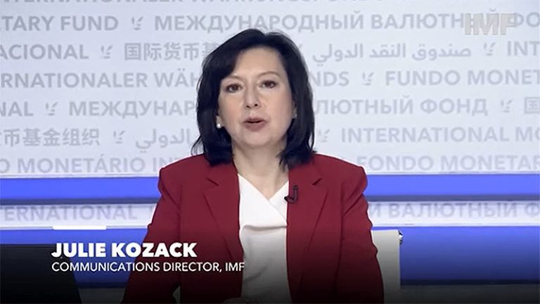 IMF Communications Director Julie Kozack