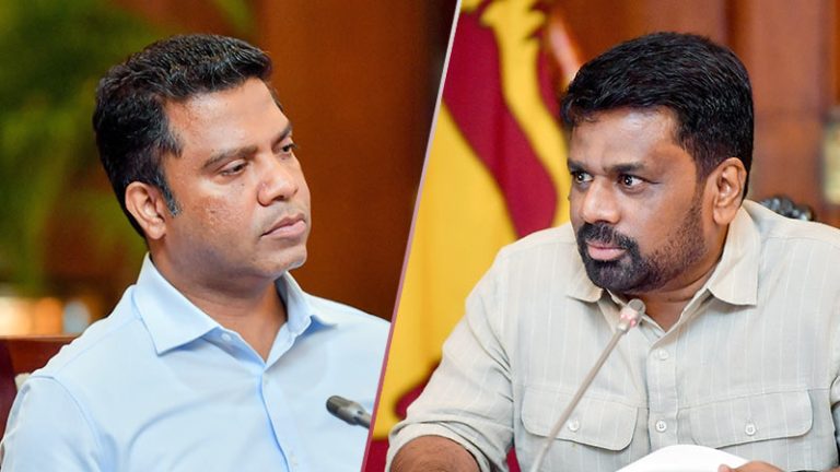 Minister Nalinda Jayatissa and President Anura Kumara Dissanayake