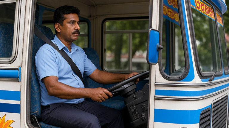 Sri Lanka enforces mandatory seat belt rule for bus drivers