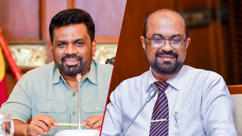 Sri Lanka President Anura Kumara Dissanayake and Minister of Energy Kumara Jayakody