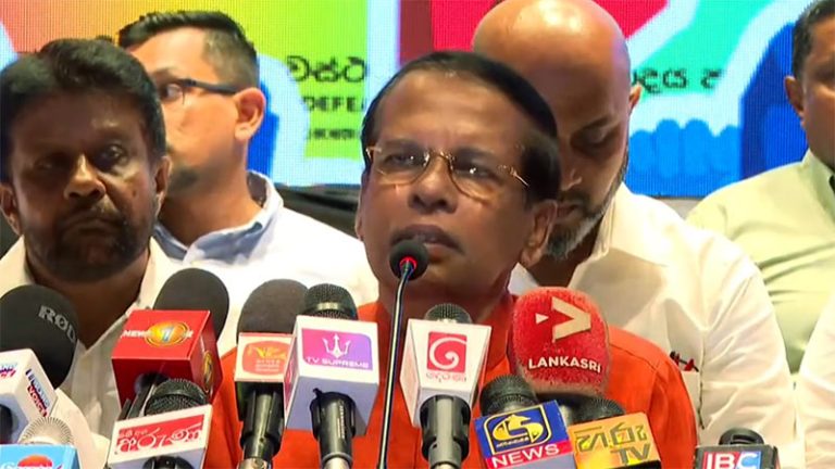 Former Sri Lanka President Maithripala Sirisena