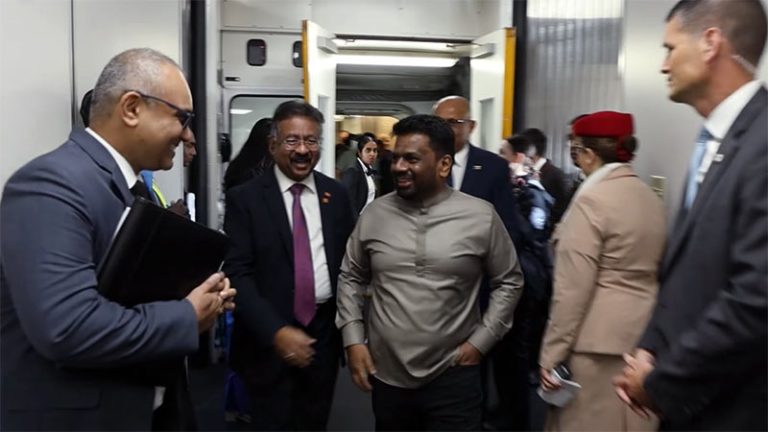 Sri Lanka President Anura Kumara Dissanayake arrives in New York for UN General Assembly