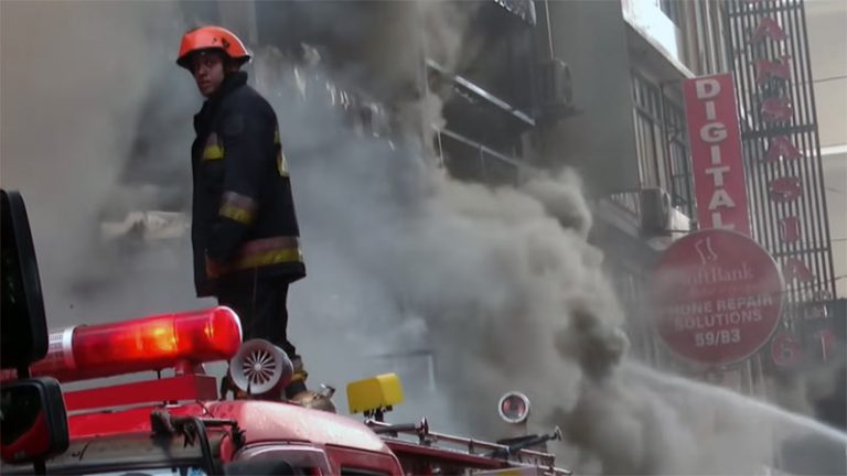 Fire in Pettah Building Extinguished After 12-Hour Operation