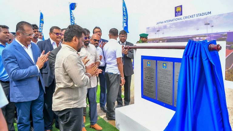 Sri Lanka President Anura Kumara Dissanayake launches Jaffna International Cricket Stadium project