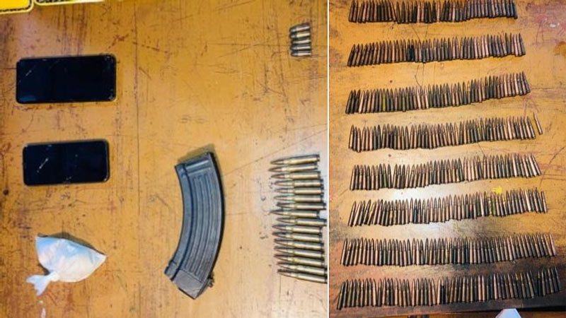 Items seized in Kottawa raid including heroin, ammunition