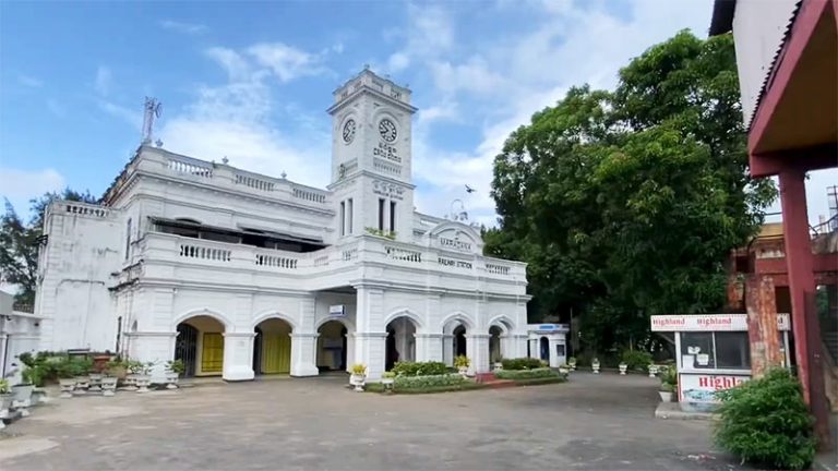 Maradana Railway Station in Sri Lanka