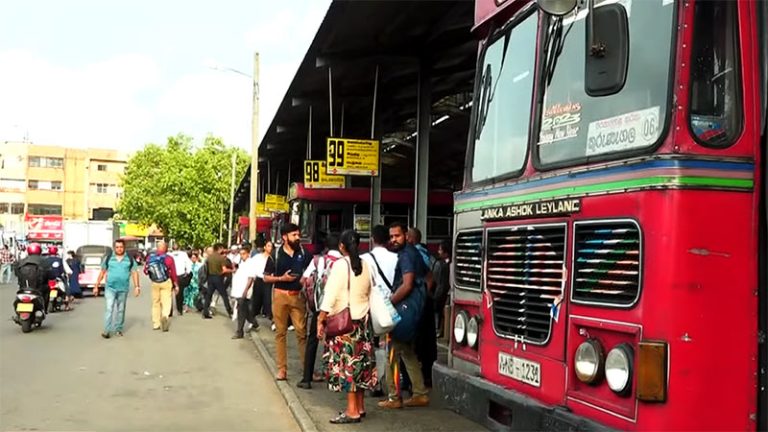 Pettah Central Bus Stand in Sri Lanka