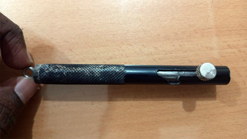 Suspect arrested with foreign-made pen-shaped firearm in Nagoda