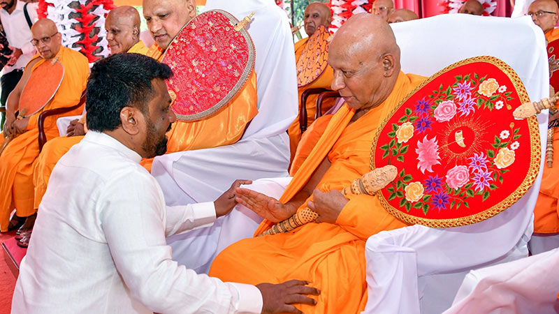 Sri Lanka President Anura Kumara Dissanayake calls Maha Sangha to lead social renewal