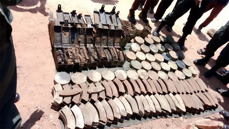 Stock of military equipment found in Weheragala Reservoir