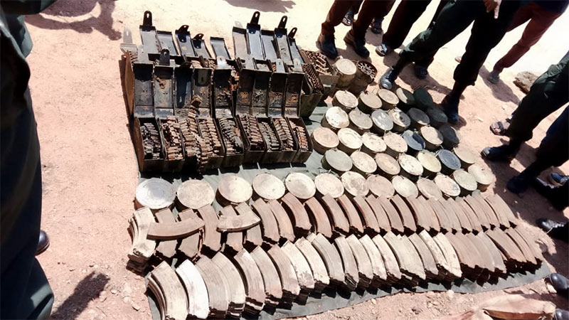 Stock of military equipment found in Weheragala Reservoir