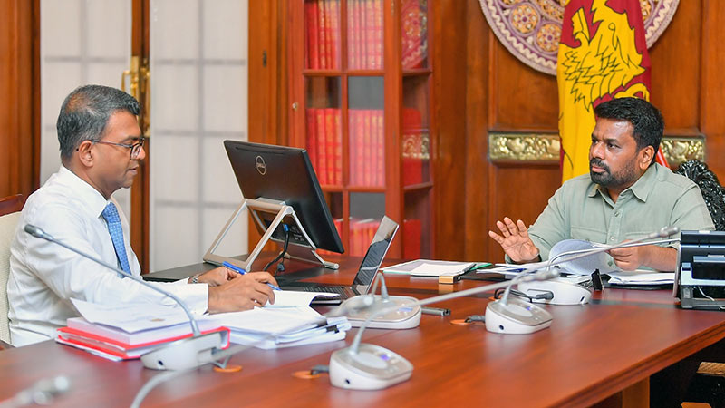 Sri Lanka President reviews final draft of Budget 2026 proposals