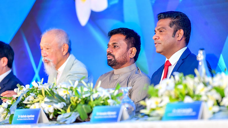 Sri Lanka President Anura Kumara Dissanayake with Minister of Health and Mass Media Dr. Nalinda Jayatissa