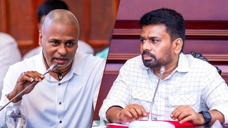 Sri Lankan Musician Sangeeth Wijesuriya and Sri Lanka President Anura Kumara Dissanayake