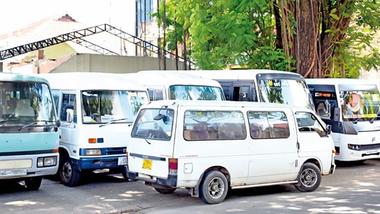School vans in Sri Lanka