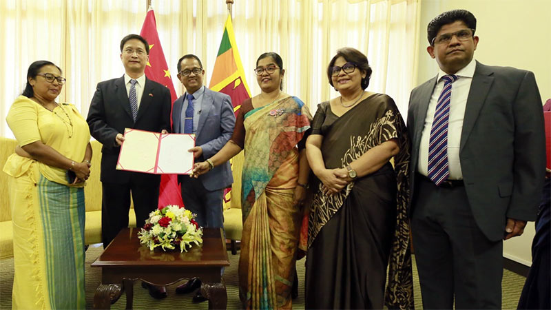 China donates Rs. 43 Million to support women and children in Sri Lanka
