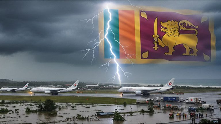 Flood affected Sri Lanka