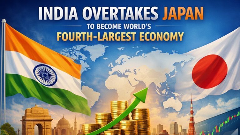 India overtakes Japan to become world's fourth-largest economy