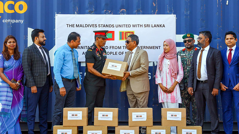 Maldives donates tuna containers to Sri Lanka