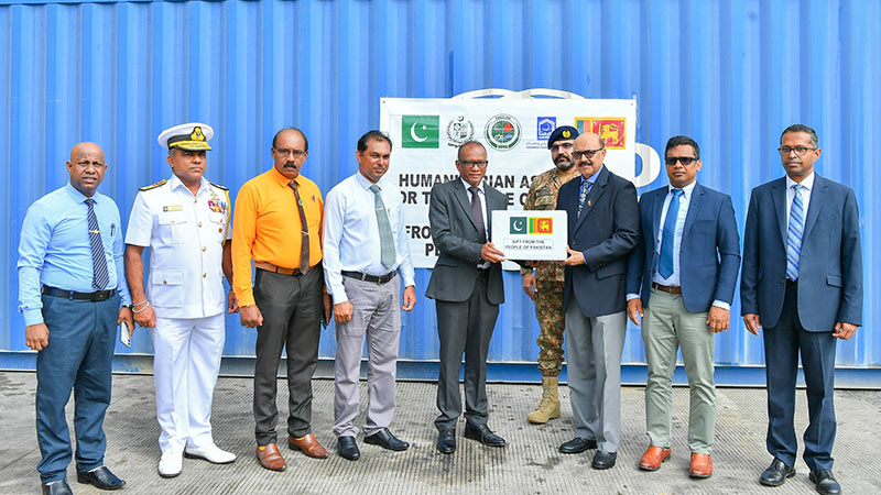 Pakistan donates humanitarian aid to support disaster relief in Sri Lanka