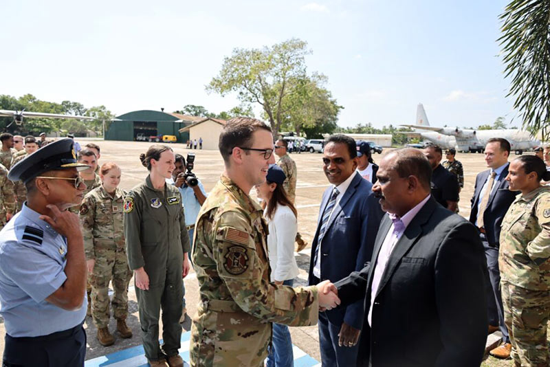 Two U.S. Air Force aircraft arrive in Sri Lanka to support Cyclone Ditwah relief efforts
