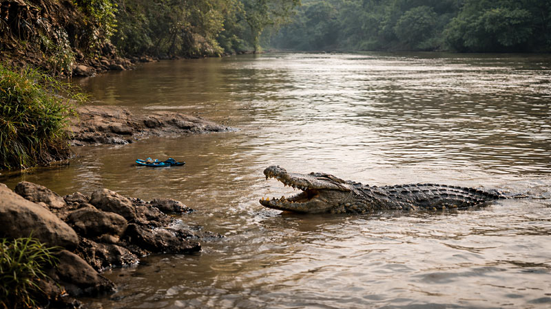 Man missing after crocodile attack in Gal Oya river