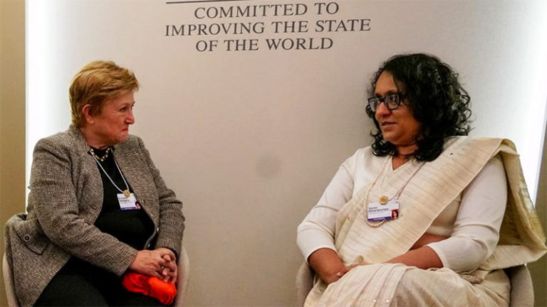 IMF Managing Director Kristalina Georgieva meets Sri Lanka Prime Minister Dr. Harini Amarasuriya in Davos, Switzerland
