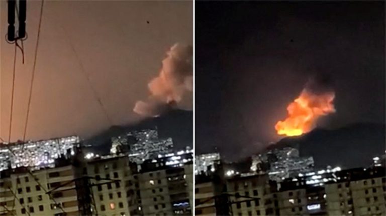 Explosions reported in Venezuela amid US military strikes