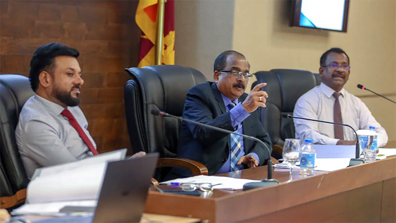 Sri Lanka's Deputy Minister of Defence Major General Aruna Jayasekara (Retd)