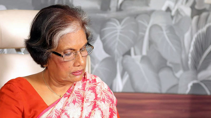 Former Sri Lankan President Chandrika Bandaranaike Kumaratunga