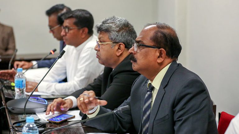 High-level meeting on combating illegal fishing held at Sri Lanka Parliament Complex on February 17, 2026 chaired by Ministers and senior officials