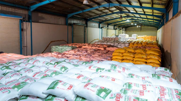 Marandagahamula wholesale rice complex in Sri Lanka