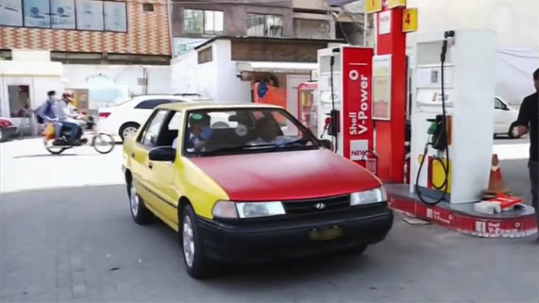 Fuel station in Pakistan