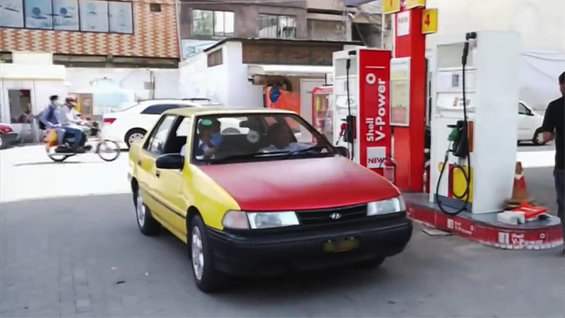 Fuel station in Pakistan