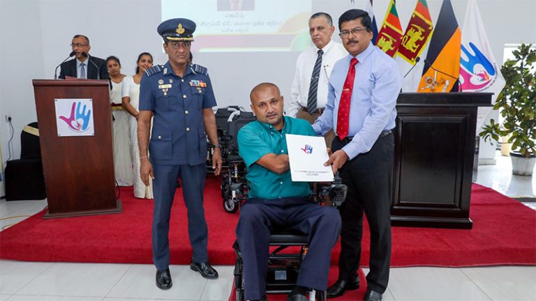 Sri Lanka government funds electric wheelchairs for war-disabled veterans