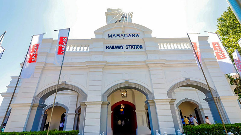 Renovated Maradana Railway Station after completion of the first phase of the modernization project