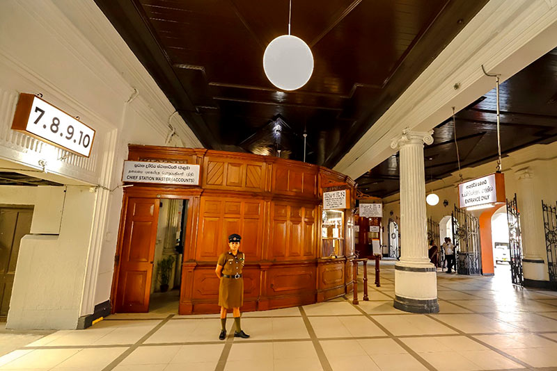Renovated Maradana Railway Station after completion of the first phase of the modernization project