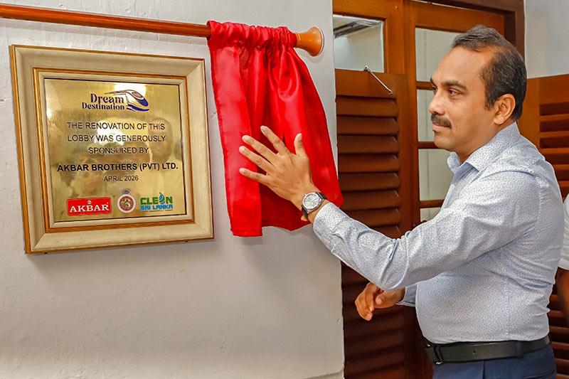 Renovated Maradana Railway Station after completion of the first phase of the modernization project