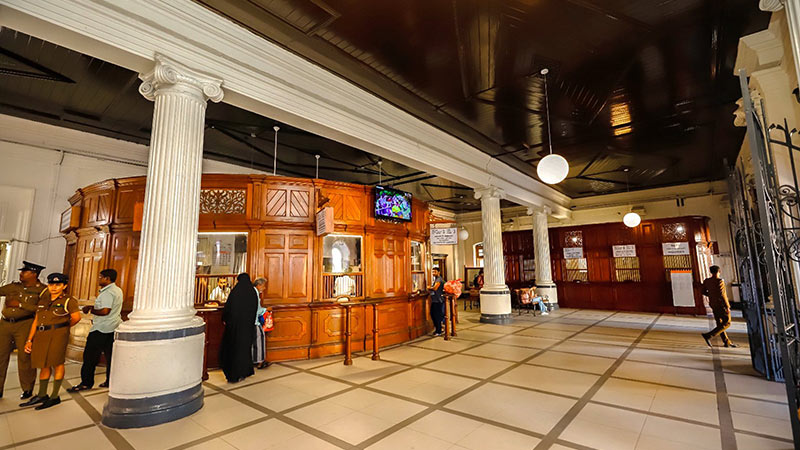 Renovated Maradana Railway Station after completion of the first phase of the modernization project