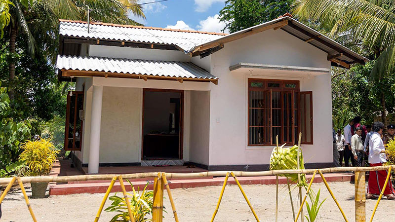 Sri Lankan President Anura Kumara Dissanayake attends a Sinhala and Tamil New Year housewarming in Galnewa