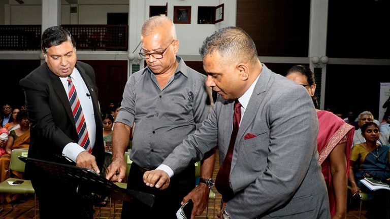 Minister K.D. Lal Kantha launches Sri Lanka’s CROPIX digital seed production and certification system at the Plant Genetic Resources Centre in Gannoruwa on May 12, 2026