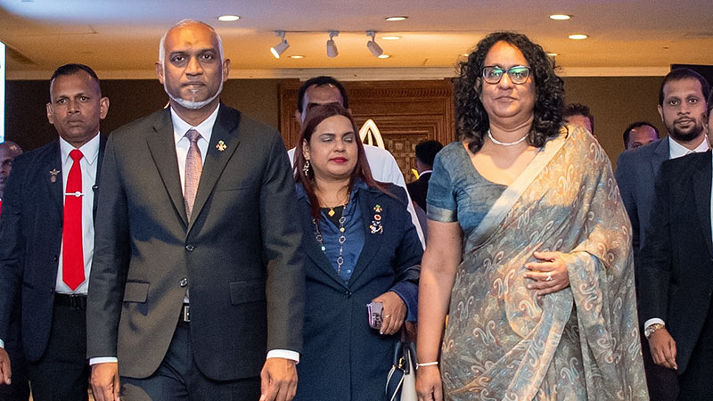 Maldivian President Dr. Mohamed Muizzu and Sri Lankan Prime Minister Dr. Harini Amarasuriya