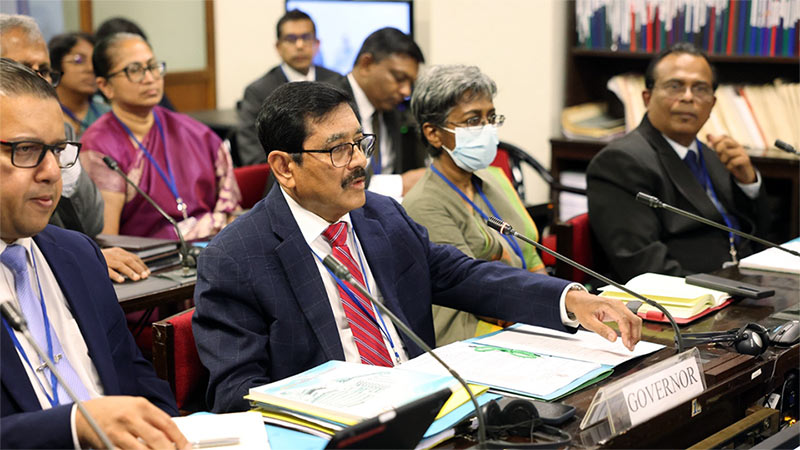 Dr. Nandalal Weerasinghe, Governor of the Central Bank of Sri Lanka