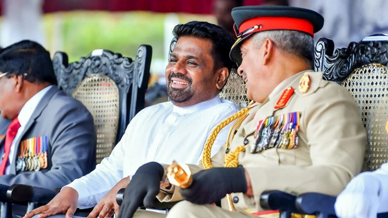 Sri Lanka President Anura Kumara Dissanayake with Field Marshal Sarath Fonseka