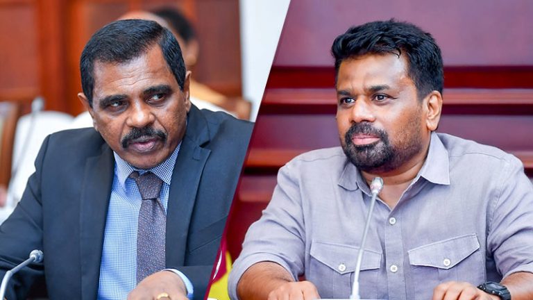 Deputy Minister Nalin Hewage and President Anura Kumara Dissanayake
