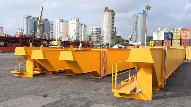 Ratmalana Railway Workshop gets new crane systems
